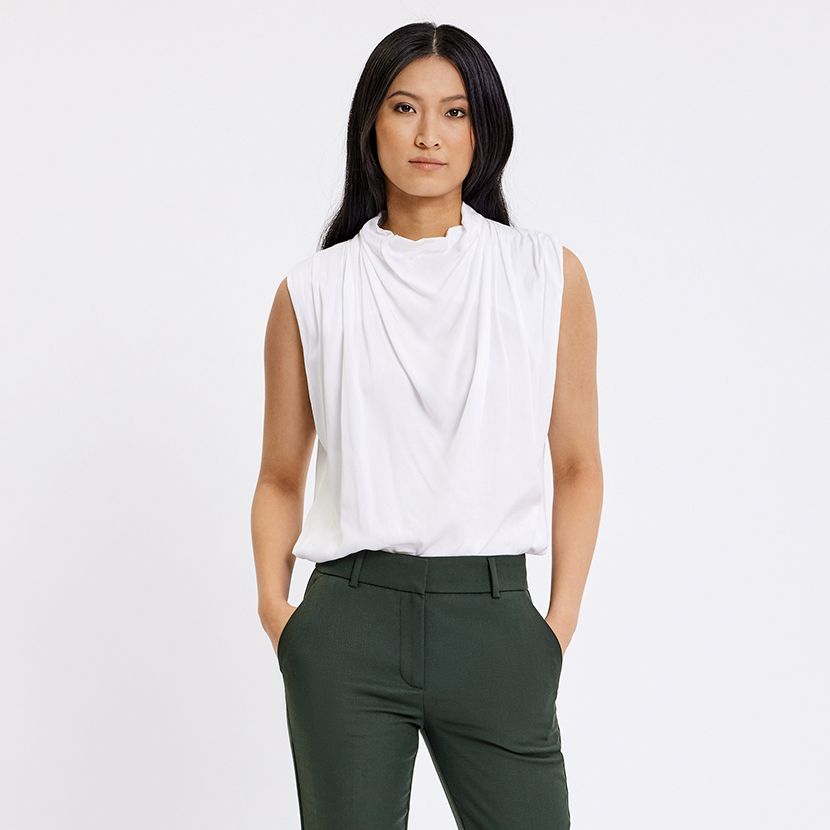 Five Units Trousers ClaraFV 498 Forest Green model