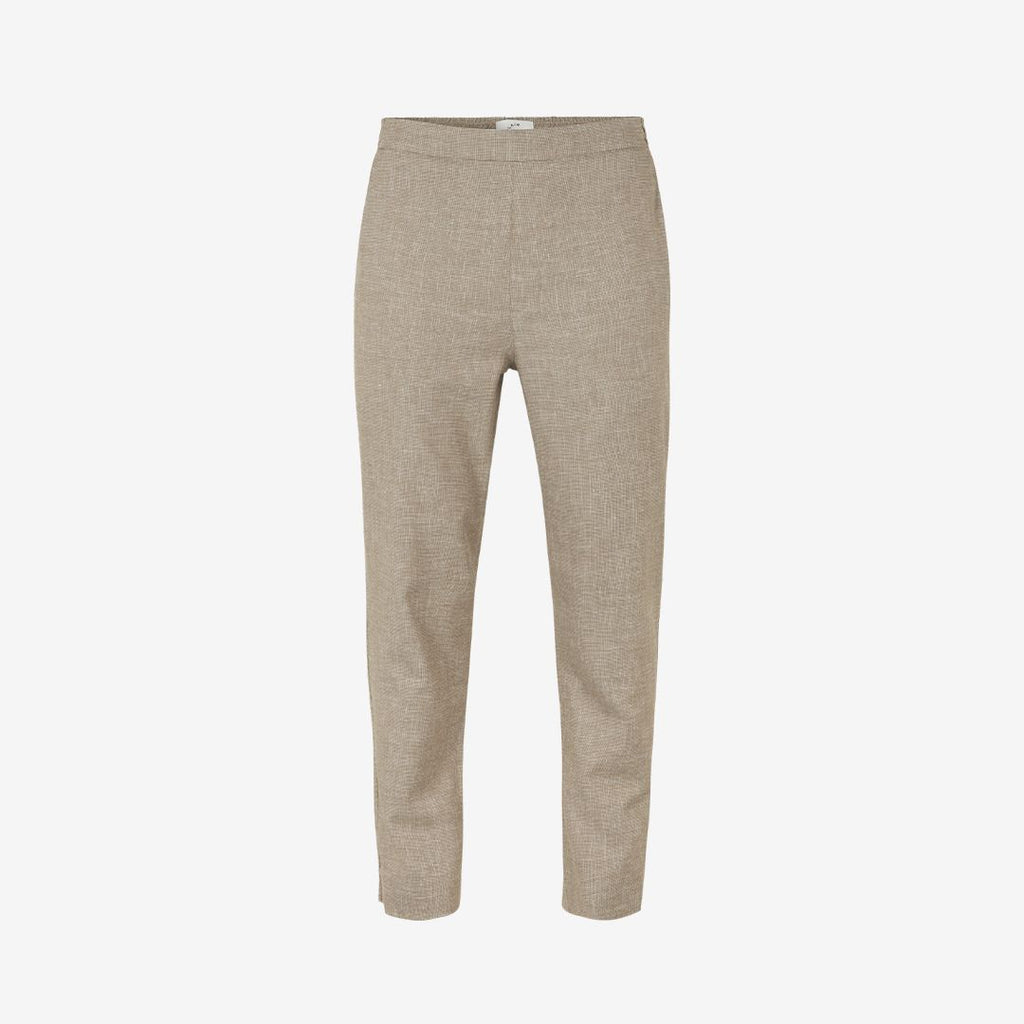 OurUnits Trousers TheoPL 803_RCS-Blended Dark Sand Check model
