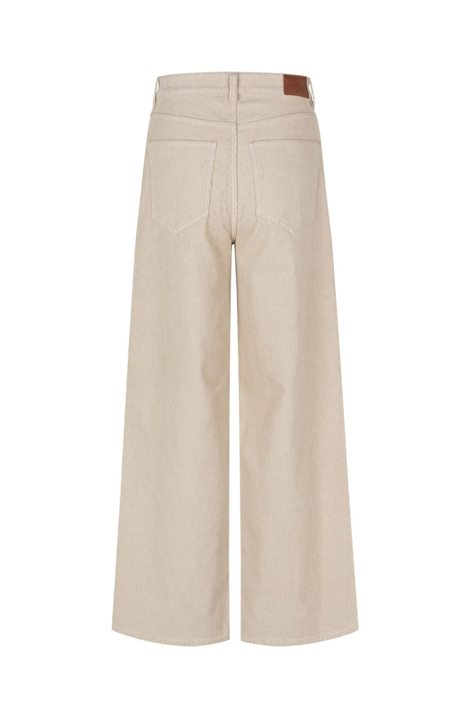 Five Units Trousers AbbyFV 393 Winter White Corduroy gine_back