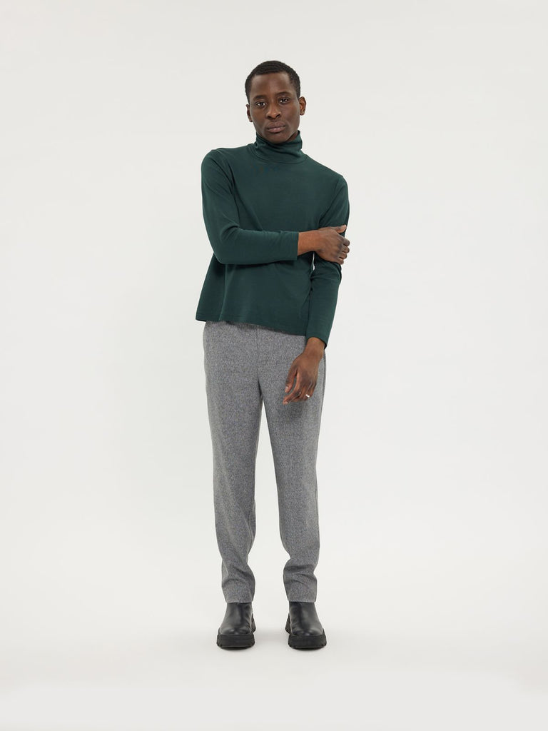 Plain Units Trousers AlvinPL 438 Pepper Melange model
