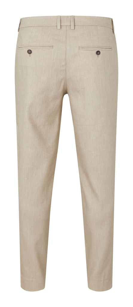 Plain Units Trousers - Formal AlvinPL 769 Sand Linen front