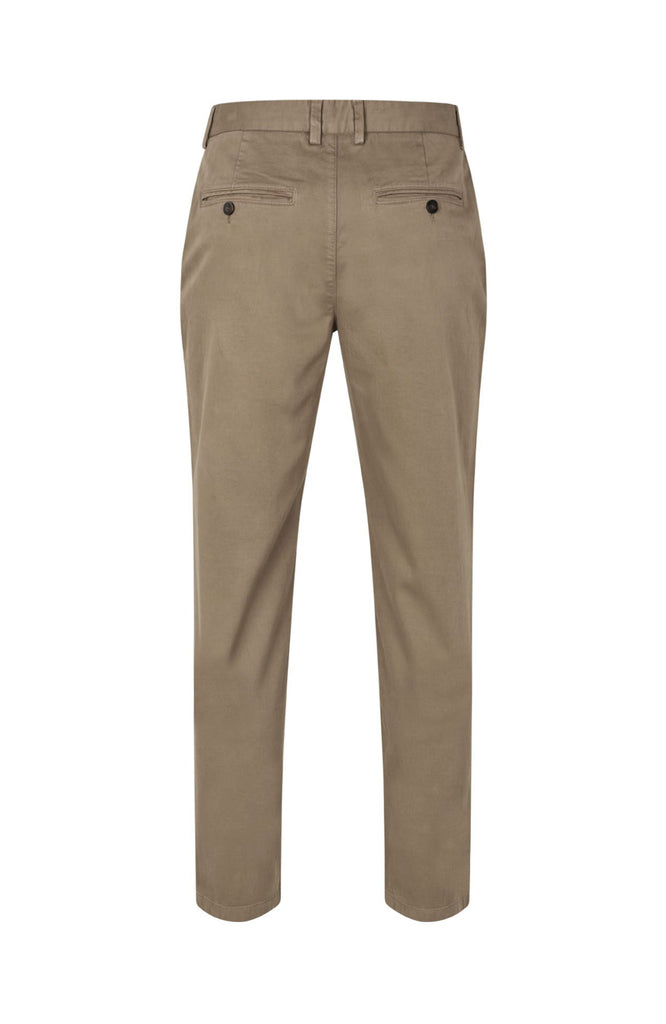 Plain Units Trousers AlvinPL 820 Dark Khaki gine_back