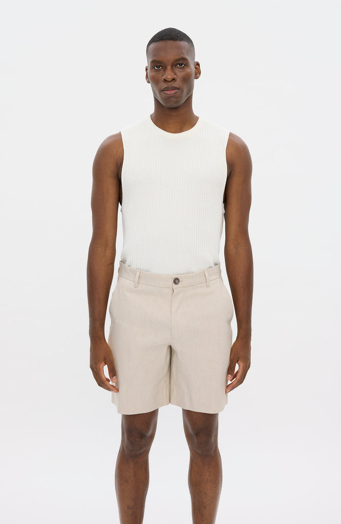 AlvinPL_Shorts_769 Sand_Linen FRONT