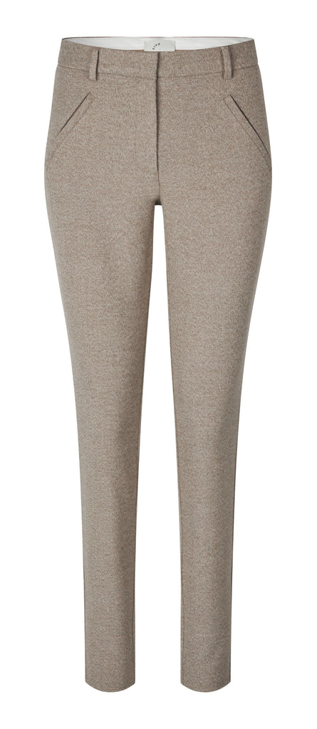 Five Units Trousers AngelieFV Pure 838_RCS-Blended Hazel Melange gine_front
