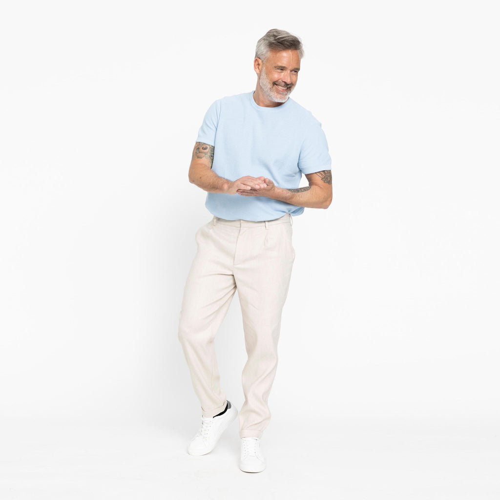 Plain Units Trousers ArthurPL 769 Sand Linen model