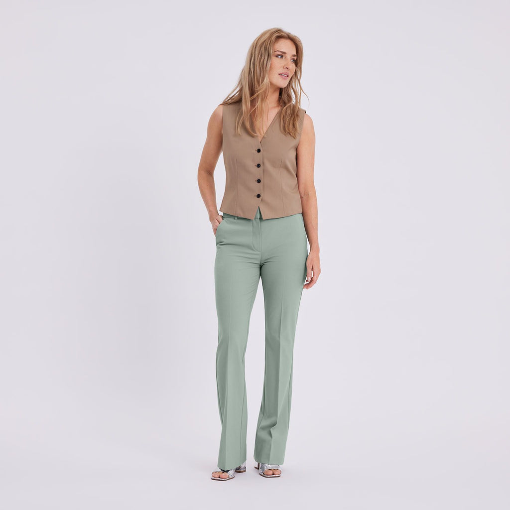 Five Units Trousers - Formal ClaraFV 285 Matcha model