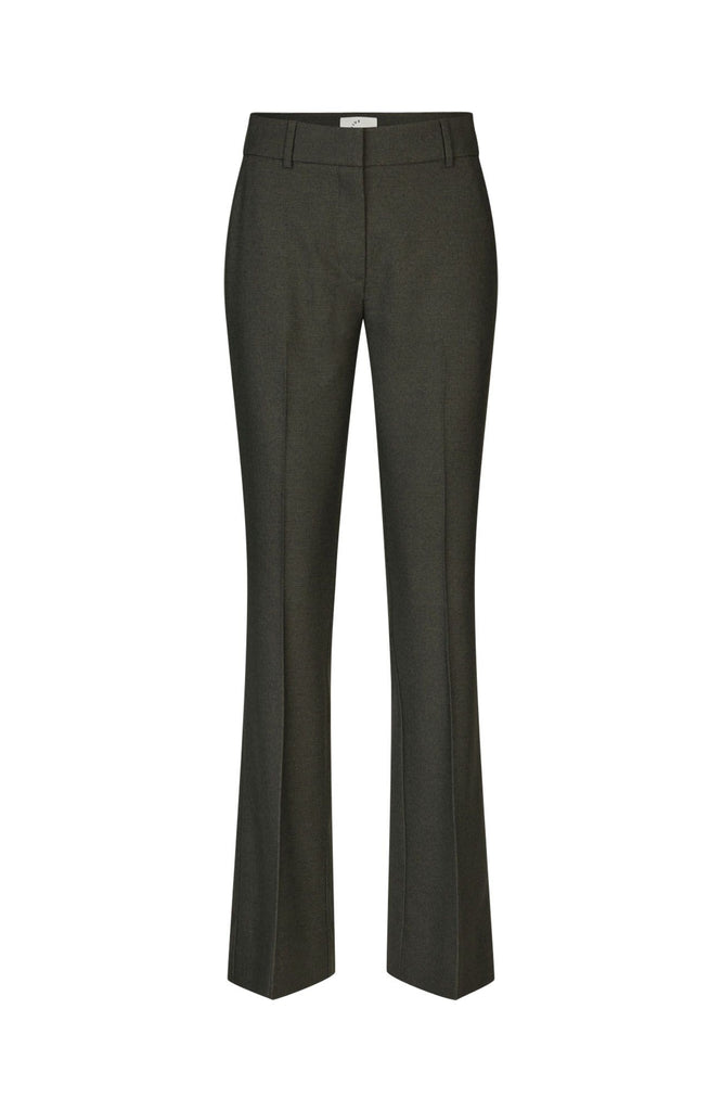 Five Units Trousers ClaraFV 438 Dark Green Melange gine_front
