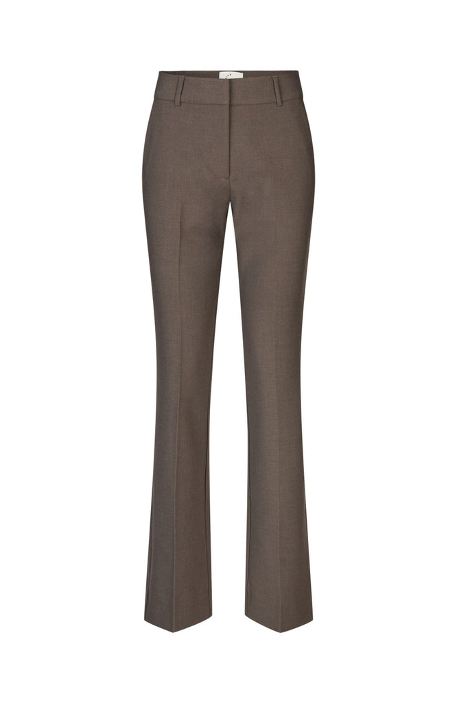 Five Units Trousers ClaraFV 826 Mud Brown Melange gine_front