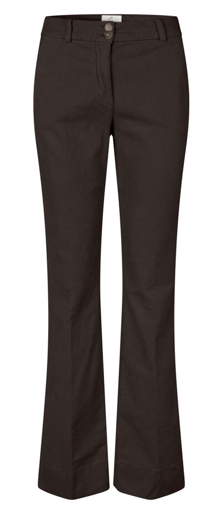 Five Units Trousers ClaraFV 837 Dark Coffee Corduroy gine_front