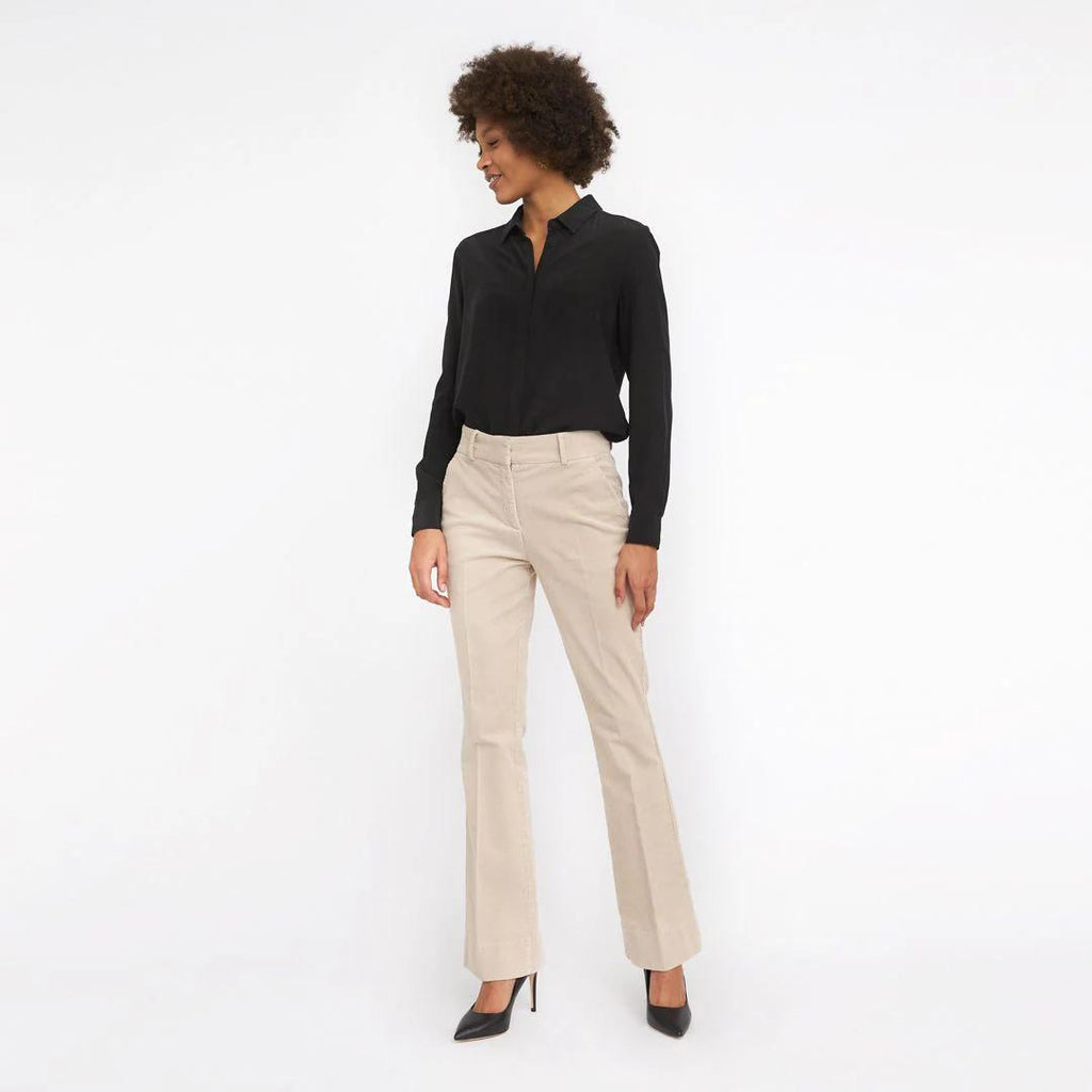 Five Units Trousers ClaraFV 837 Winter White Corduroy model