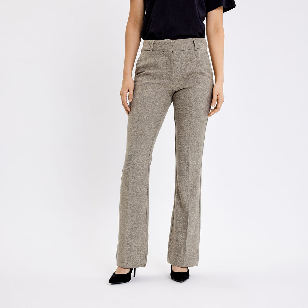 Five Units Trousers ClaraFV 838_RCS-Blended Hazel Melange front