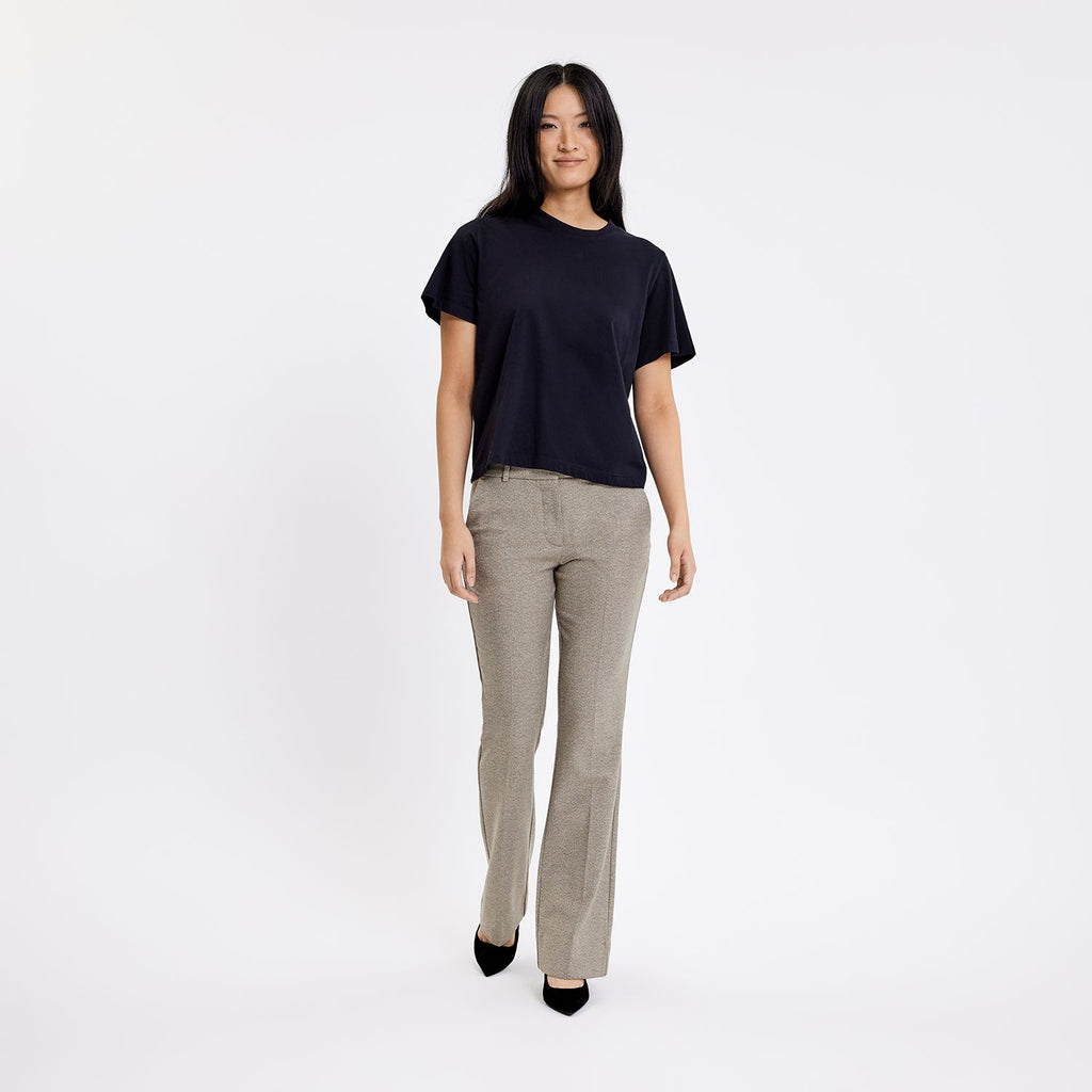 Five Units Trousers ClaraFV 838_RCS-Blended Hazel Melange model