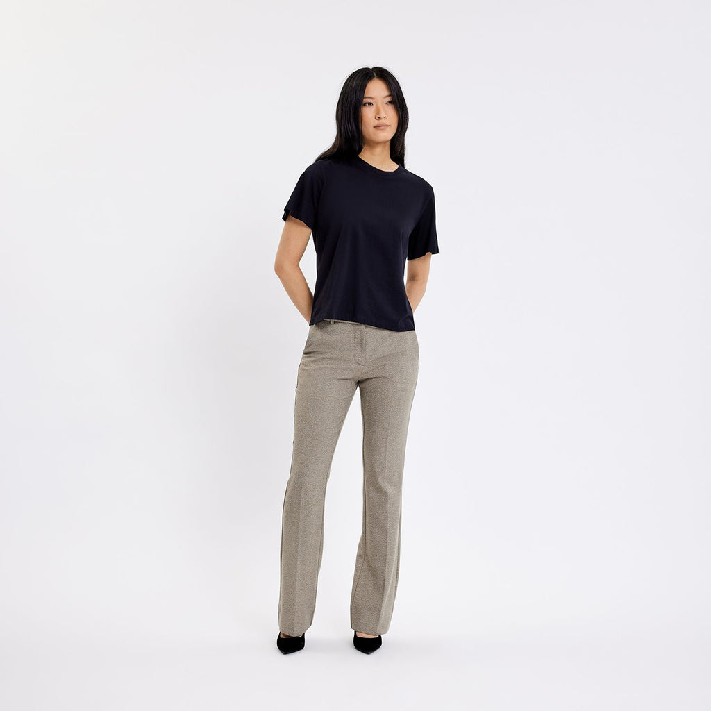 Five Units Trousers ClaraFV 838_RCS-Blended Hazel Melange model