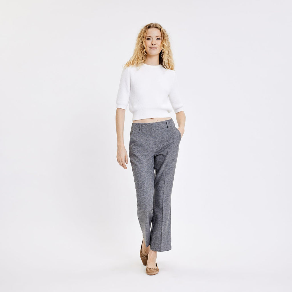 Five Units Trousers - Formal ClaraFV Ankle 438 Pepper Melange model