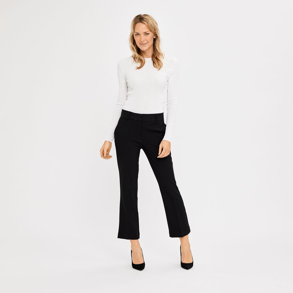 Five Units Trousers ClaraFV Crop 285 Black Glow model