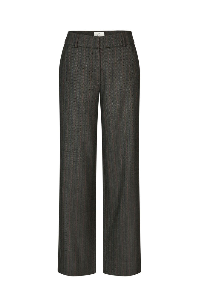 Five Units Trousers DenaFV 225 Evergreen Herringbone gine_front