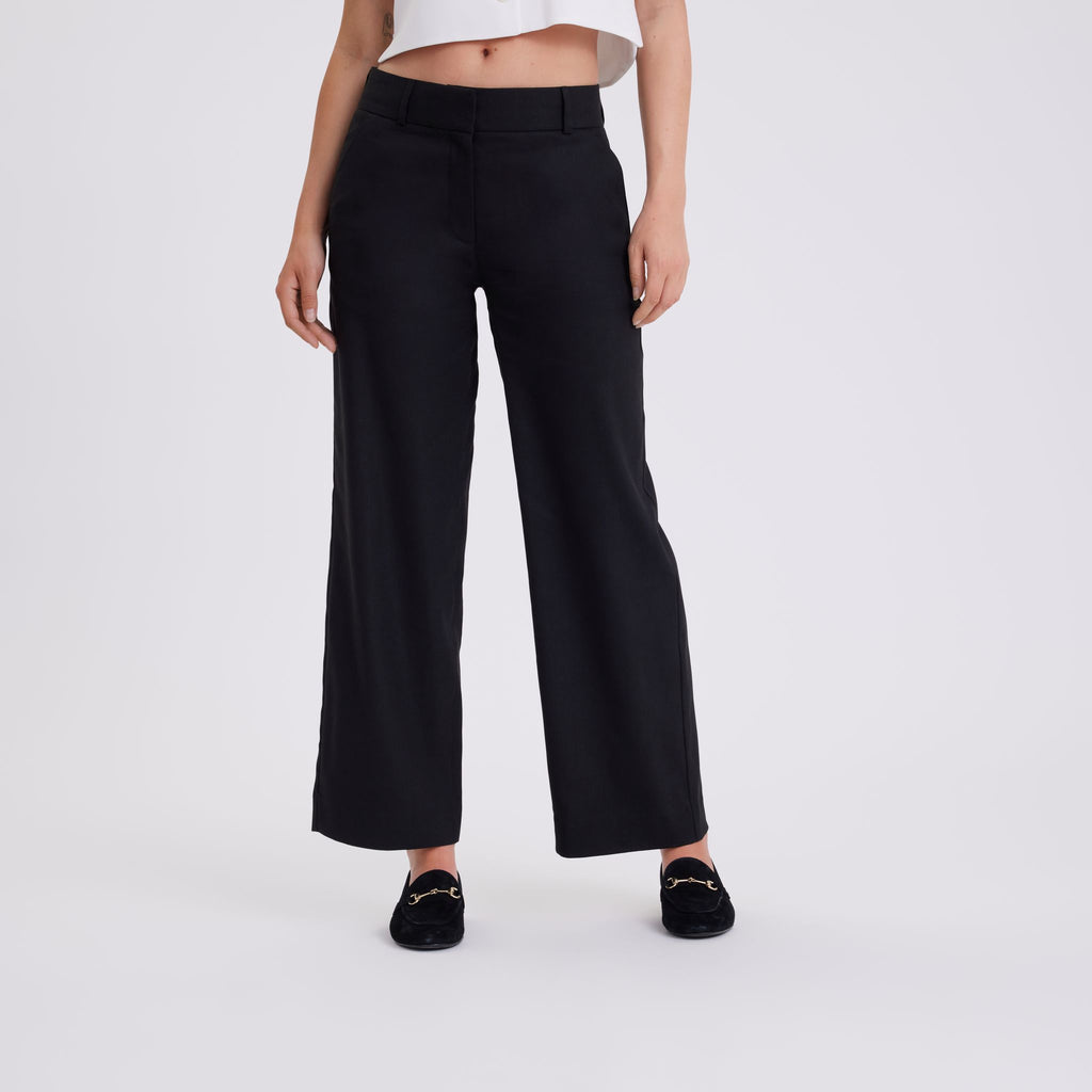 Five Units Trousers - Formal DenaFV 769 Black Linen front