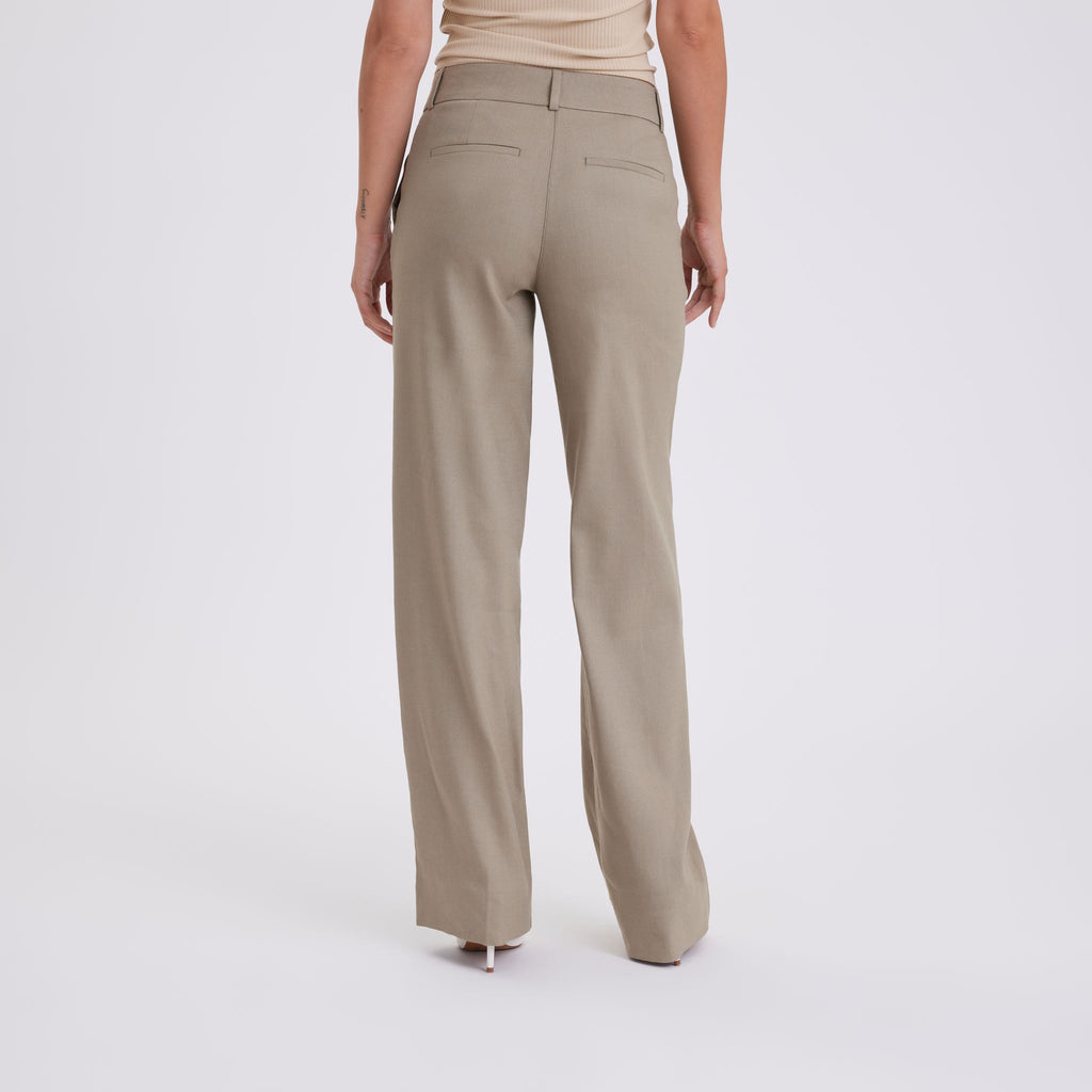 Five Units Trousers - Formal DenaFV 769 Dusty Green Linen back