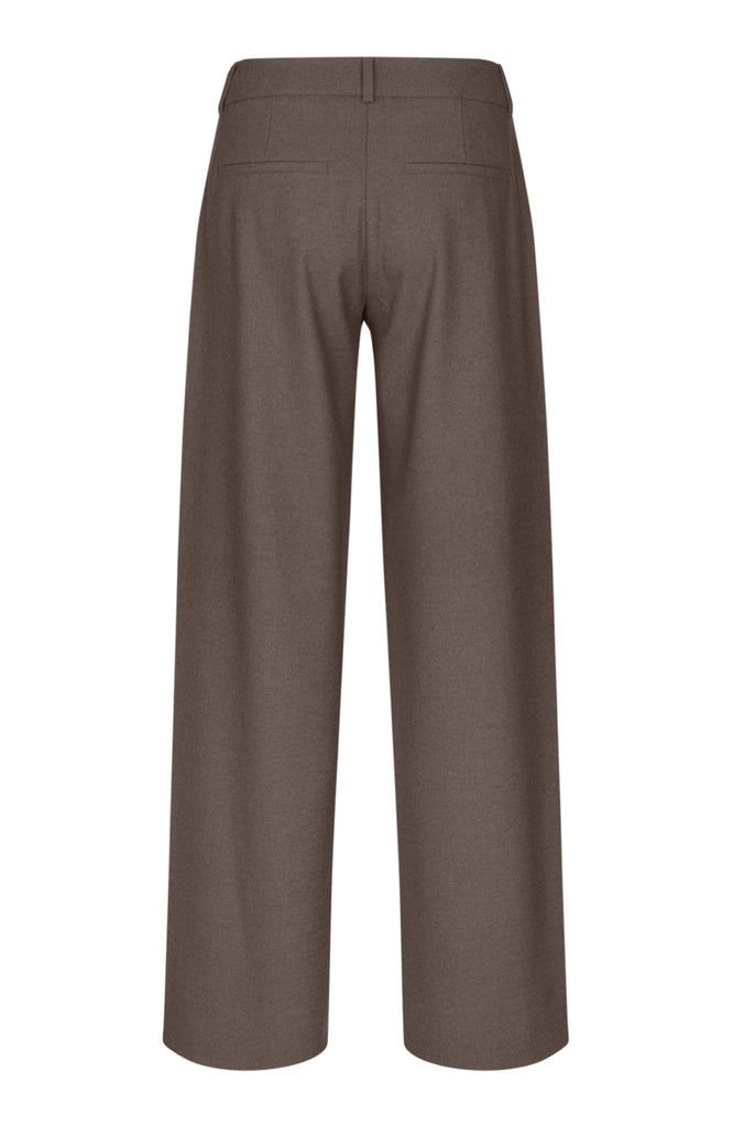Five Units Trousers DenaFV 826 Mud Brown Melange gine_back