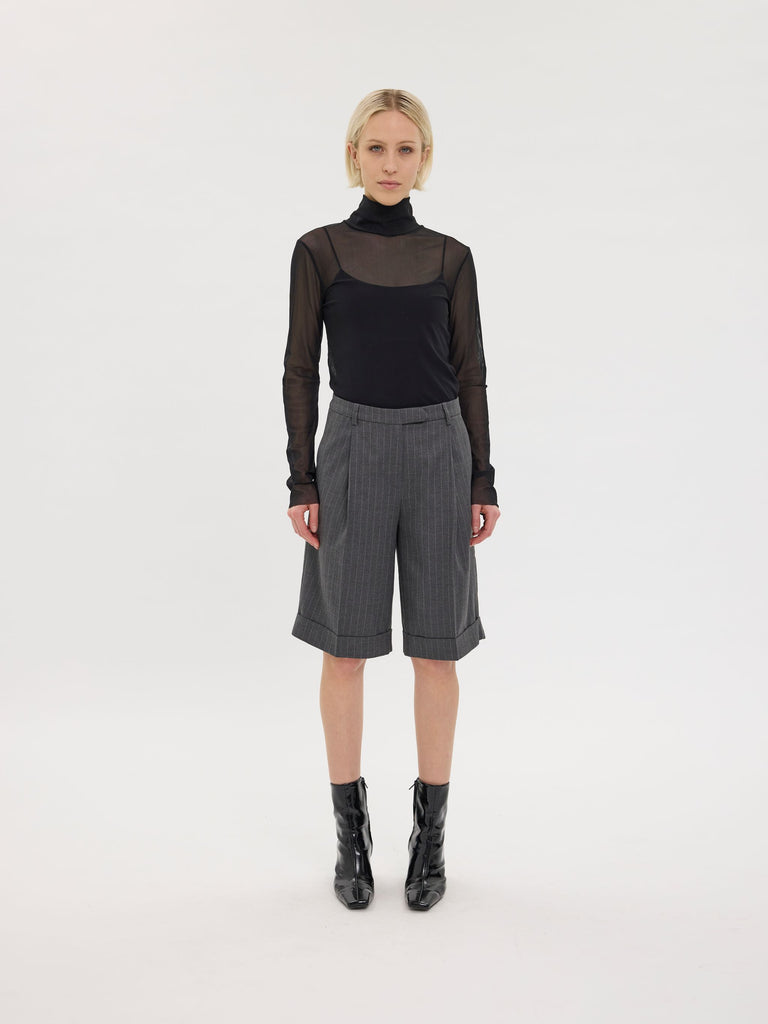 Five Units Trousers ElaineFV Long Shorts 226 Meteorite Pinstripe model