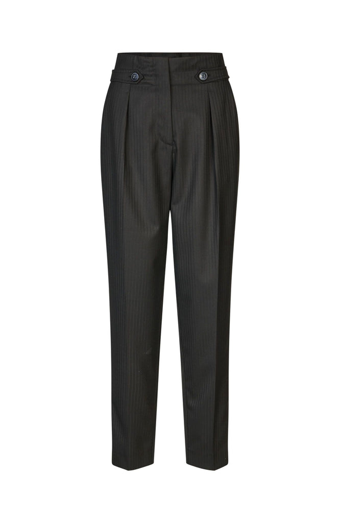 Five Units Trousers EmiliaFV 096 Raven Jacquard Stripe gine_front