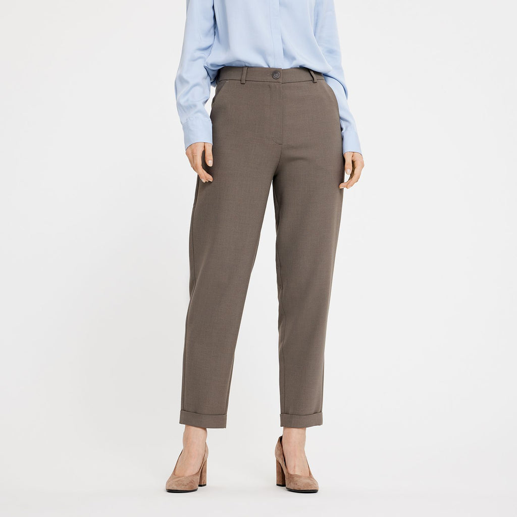 Five Units Trousers EmmaFV 085 Mud Melange front