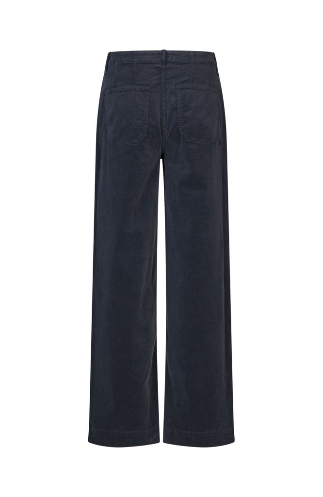 Five Units Trousers EricaFV 618 Navy Mini Corduroy gine_back