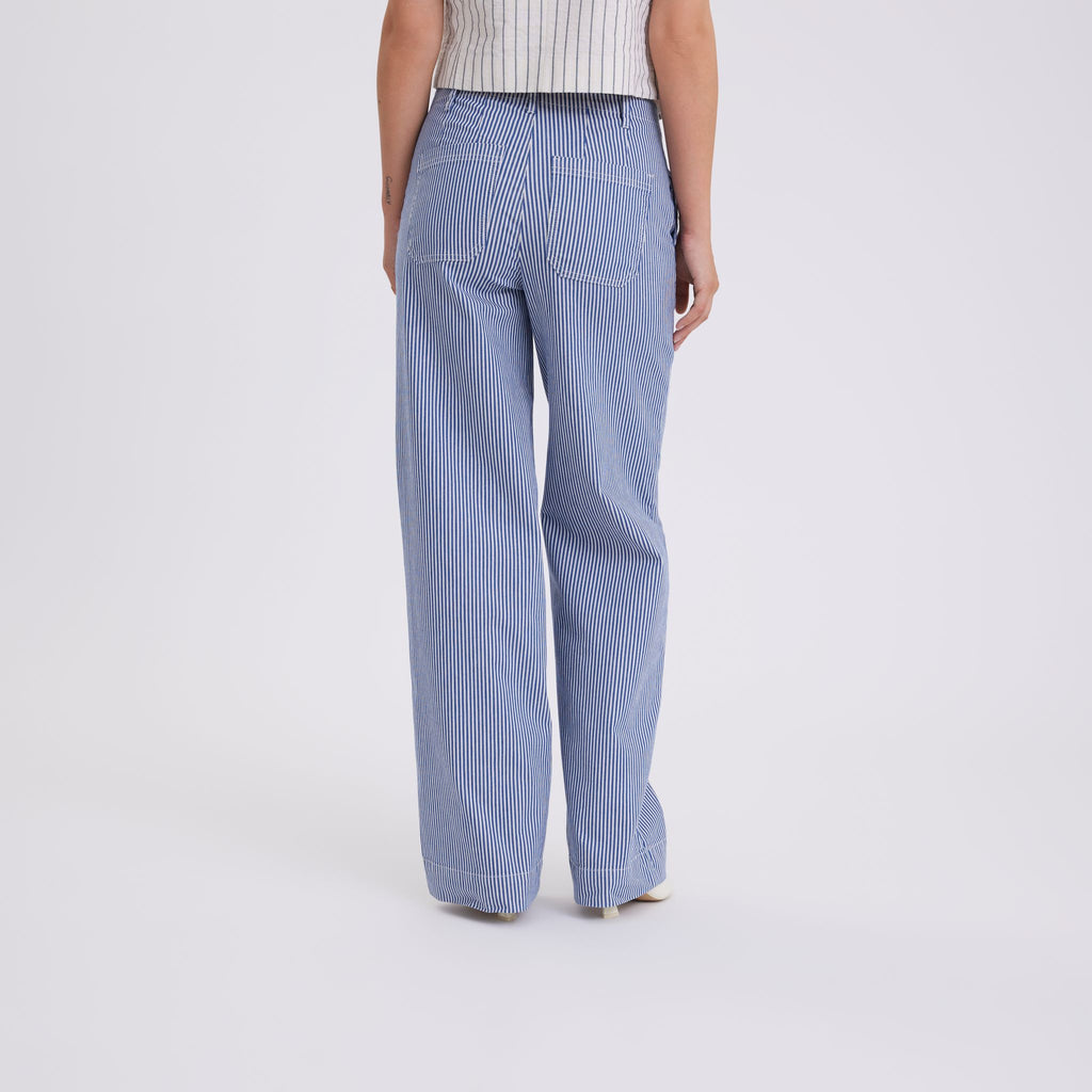 Five Units Trousers EricaFV 825 Blue Stripe back