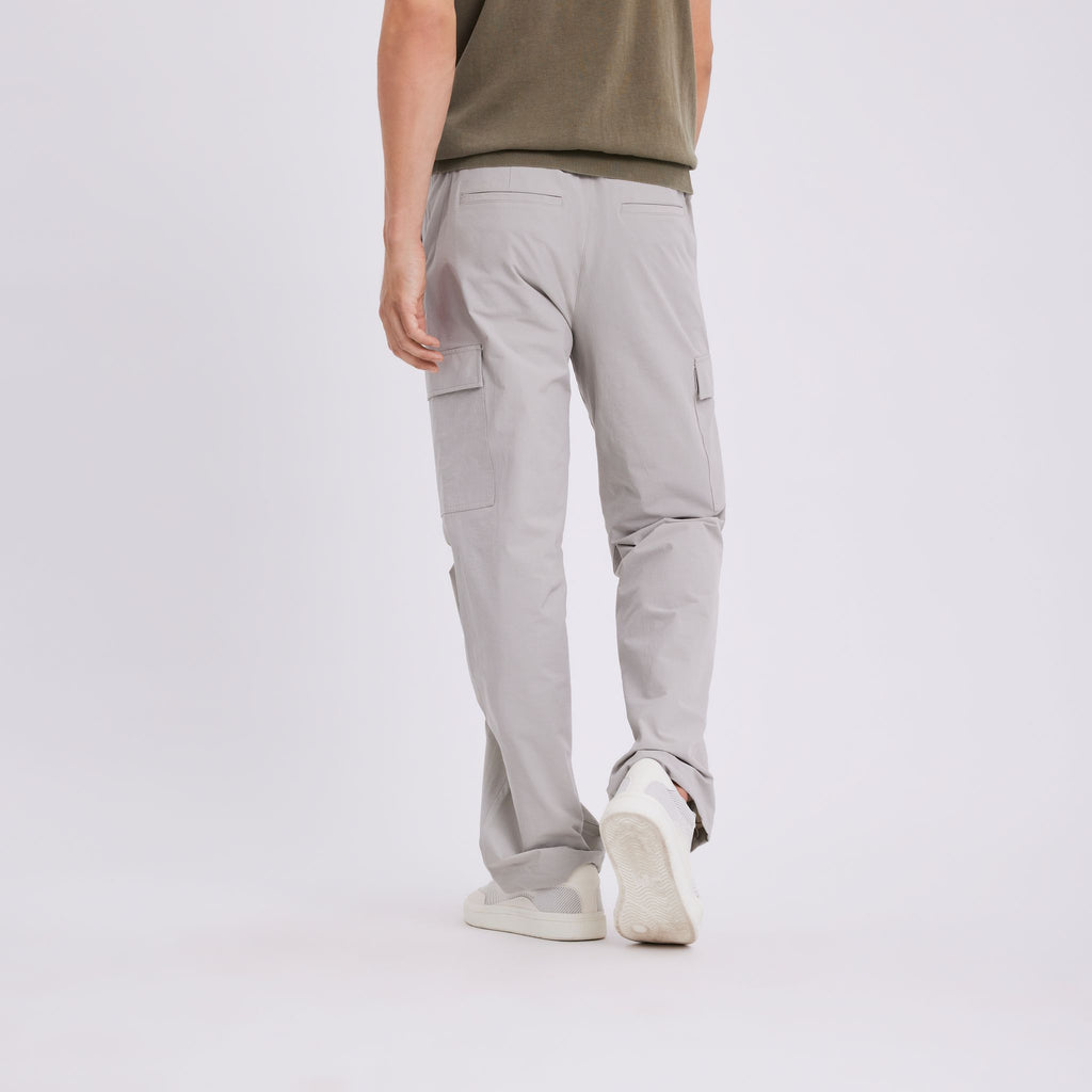 Plain Units Trousers ErikPL Cargo 401 Sea Salt back