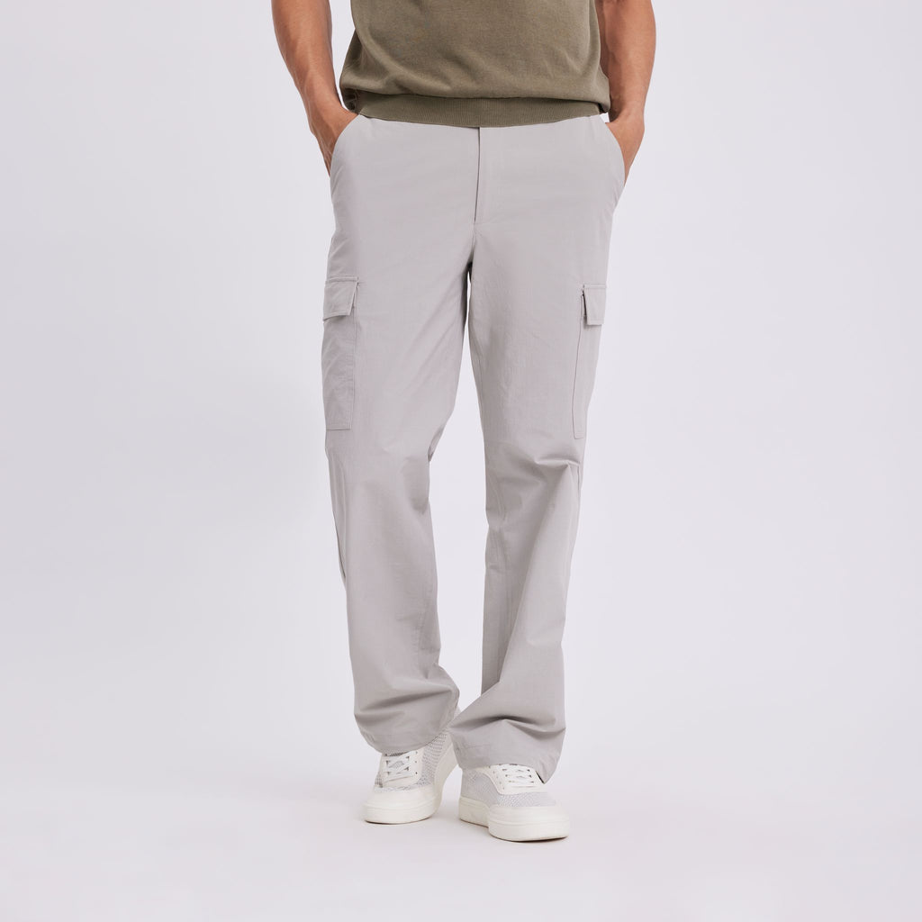 Plain Units Trousers ErikPL Cargo 401 Sea Salt front