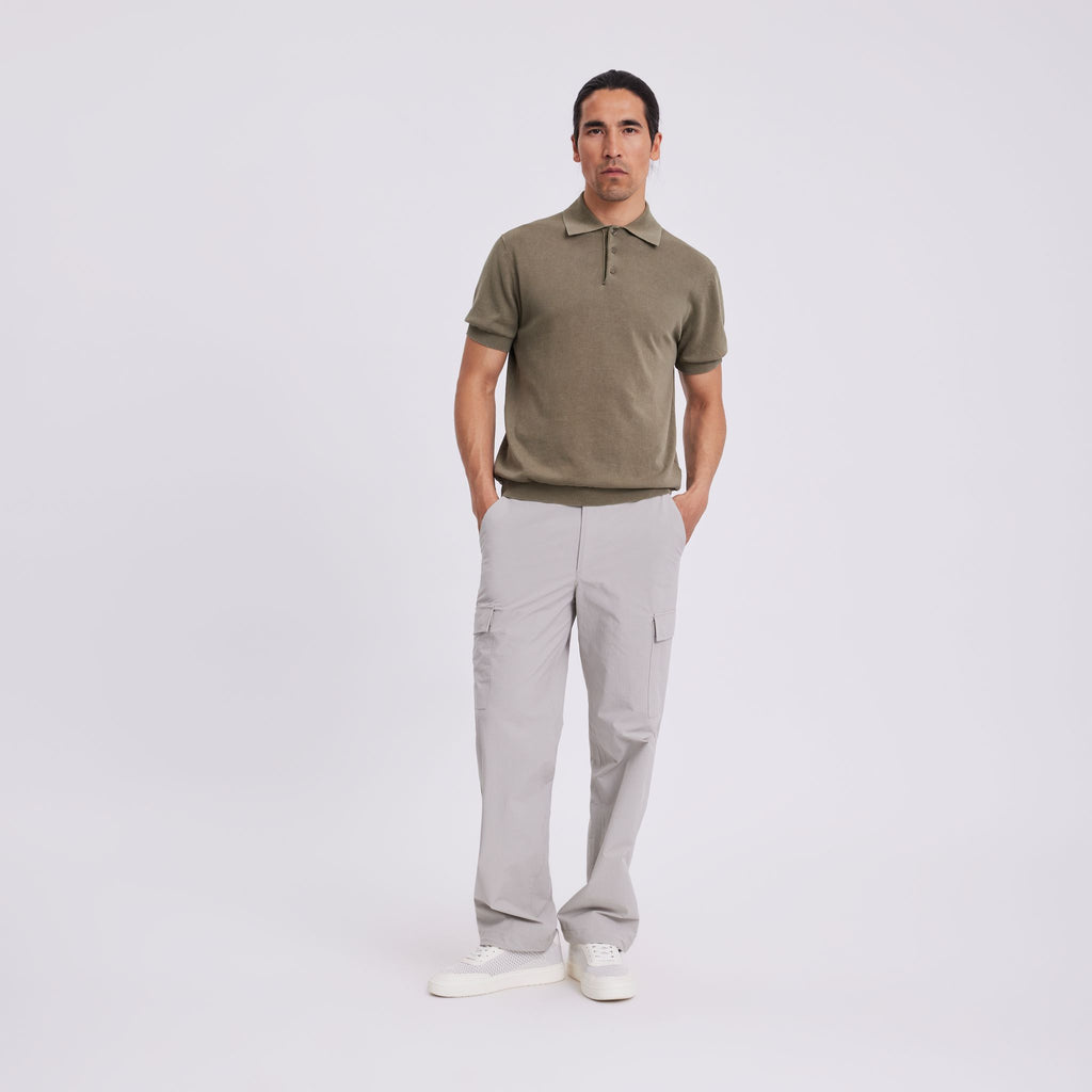 Plain Units Trousers ErikPL Cargo 401 Sea Salt model1