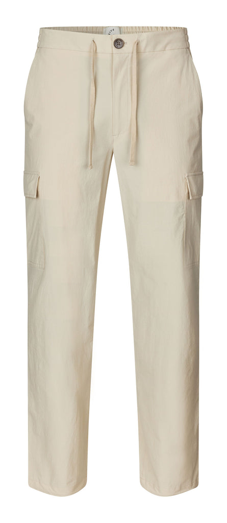 Plain Units Trousers ErikPL Cargo 401 White Pepper gine_front