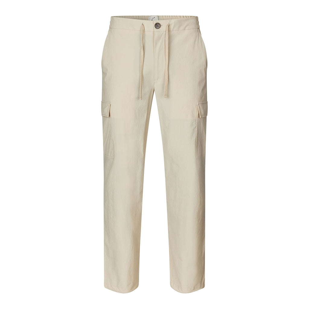 Plain Units Trousers ErikPL Cargo 401 White Pepper gine