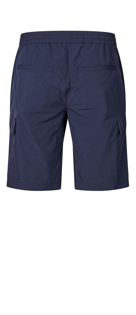 Plain Units Trousers ErikPL Cargo Shorts 401 Navy gine_back
