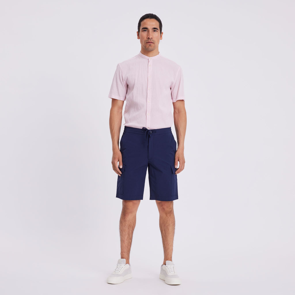 Plain Units Trousers ErikPL Cargo Shorts 401 Navy model