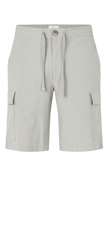 Plain Units Trousers ErikPL Cargo Shorts 401 Sea Salt gine_front