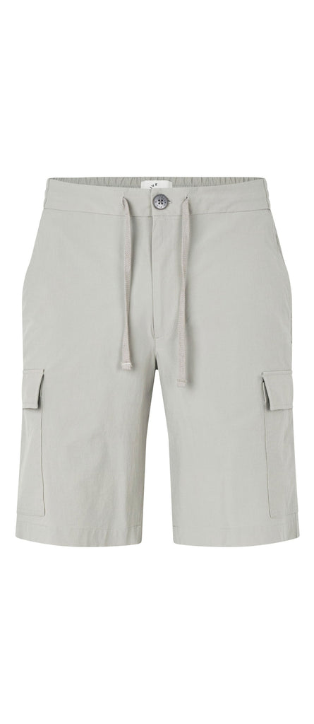 Plain Units Trousers ErikPL Cargo Shorts 401 Sea Salt gine_front