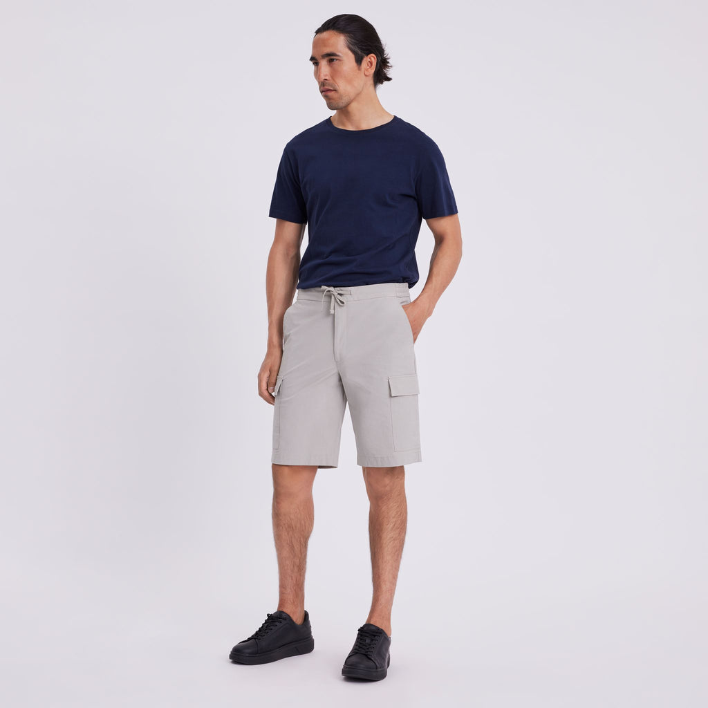 Plain Units Trousers ErikPL Cargo Shorts 401 Sea Salt model