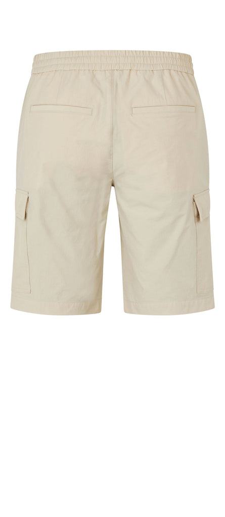 Plain Units Trousers ErikPL Cargo Shorts 401 White Pepper gine_back