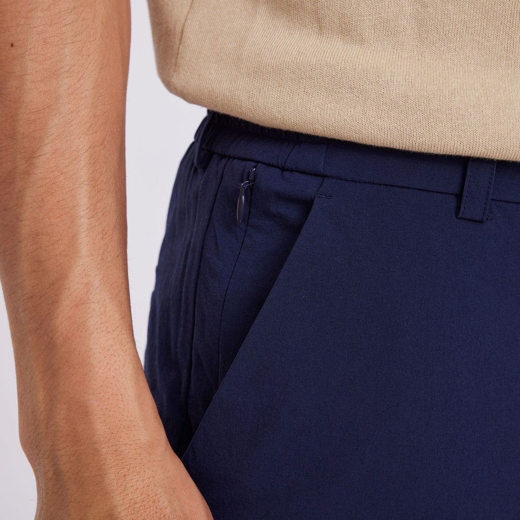 Plain Units Trousers FelixPL 401 Navy details