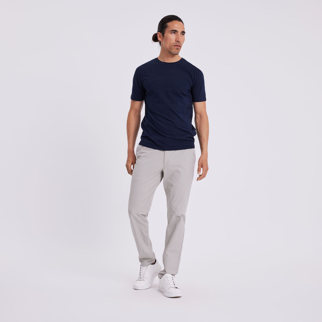 Plain Units Trousers FelixPL 401 Sea Salt model1