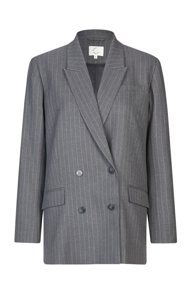 Five Units Trousers FridaFV 226 Meteorite Pinstripe gine_front