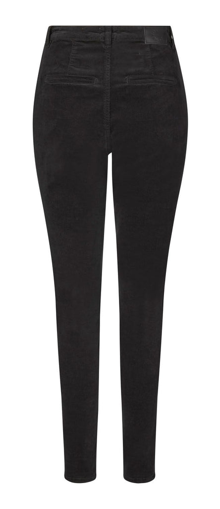 Five Units Trousers JolieFV Pure 618 Black Fine Corduroy gine_back