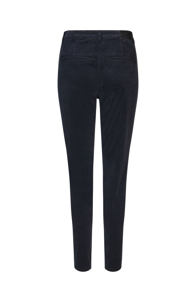 Five Units Trousers JolieFV Pure 618 Navy Mini Corduroy gine_back