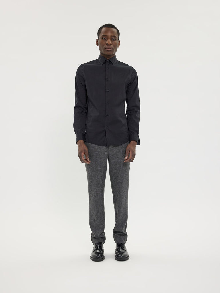 Plain Units Trousers JoshPL 068 Charcoal Check model