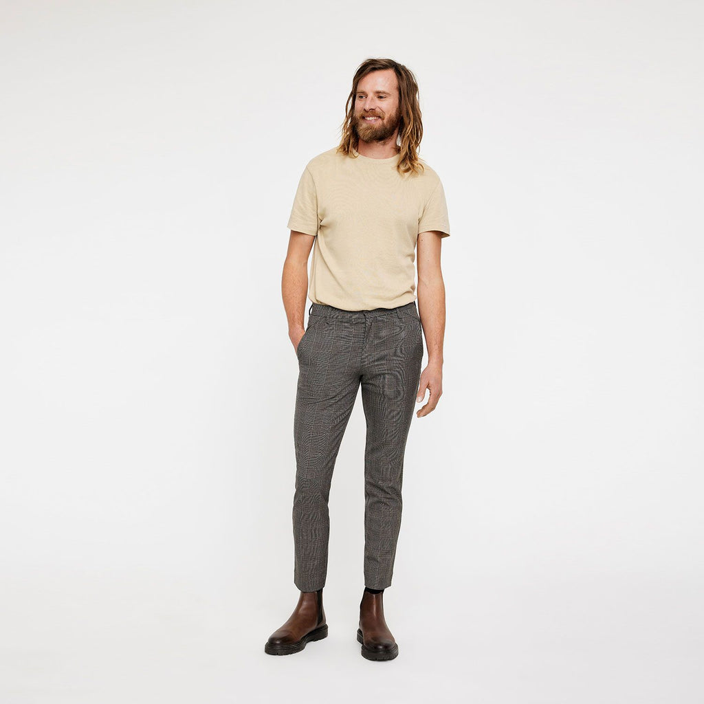 Plain Units Trousers JoshPL 071 Navy Sand Check model