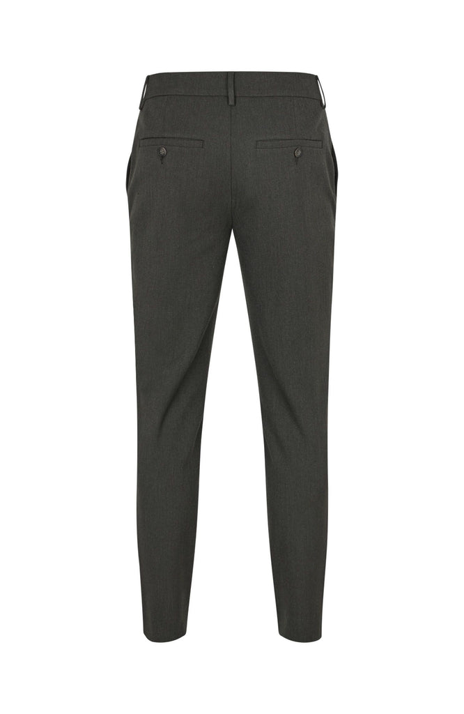 Plain Units Trousers JoshPL 075 Dark Forest Melange gine_back