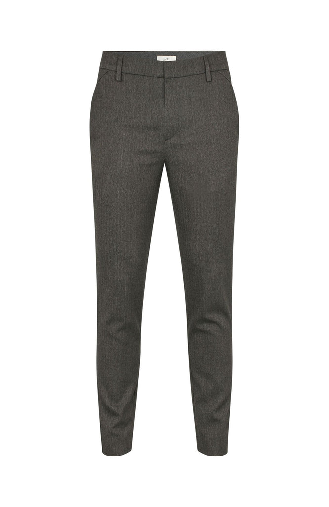 Plain Units Trousers JoshPL 090 Black Oak Herringbone gine_front