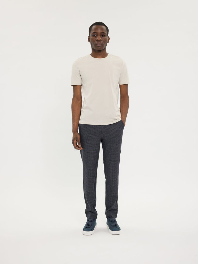 Plain Units Trousers JoshPL 091 Midnight Grid model
