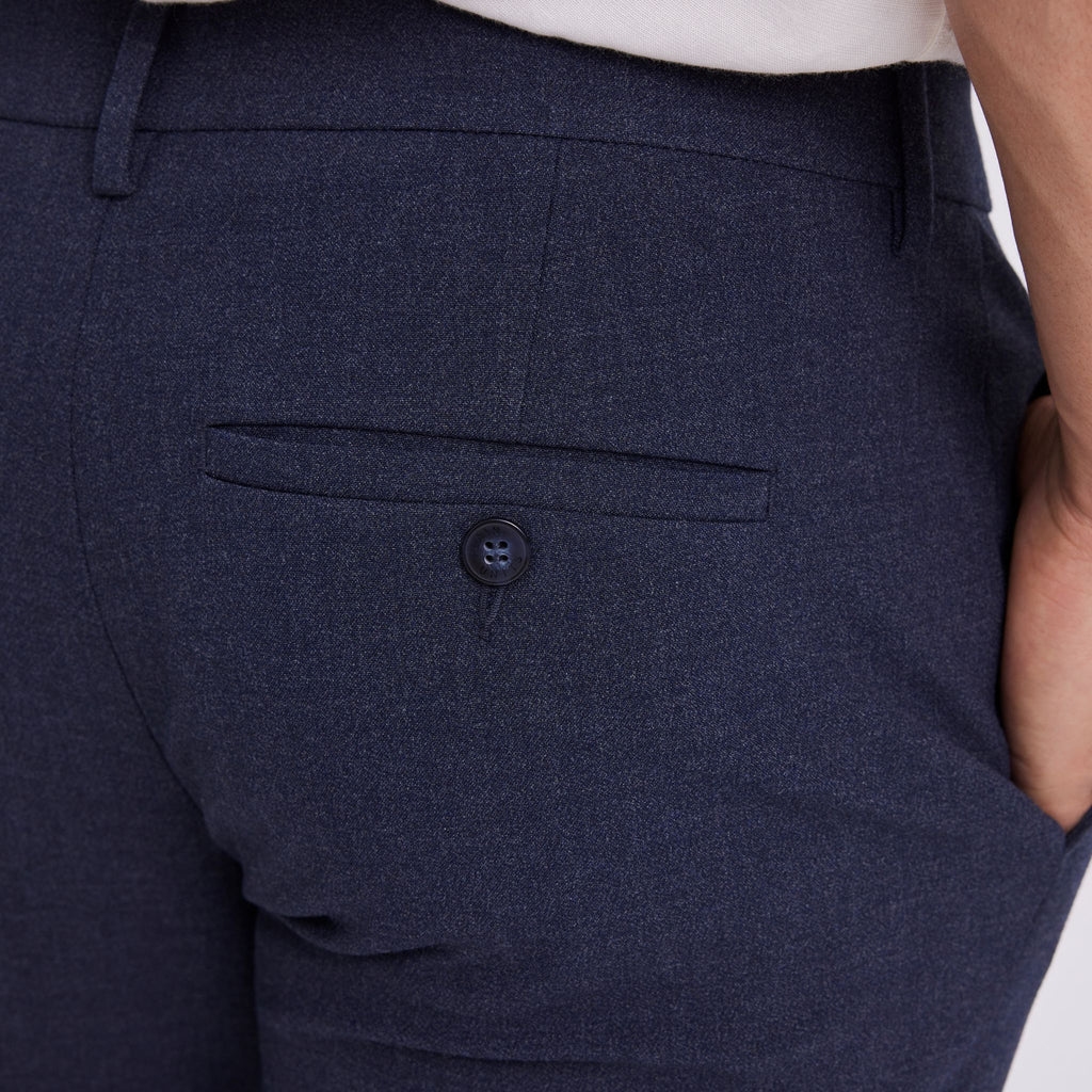 Plain Units Trousers - Formal JoshPL 285 Blue Grey Melange details